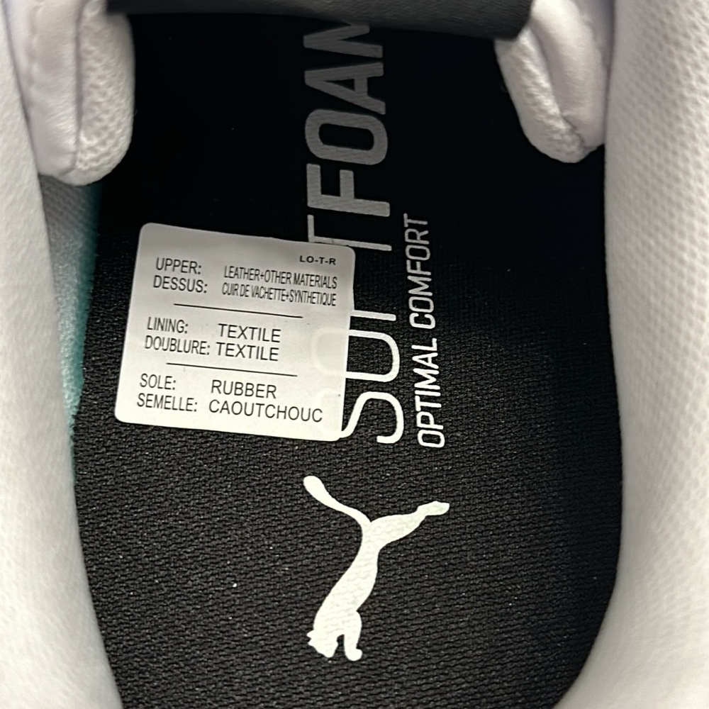 Puma White Sneakers with Black Formstrip - Picture 7 of 7